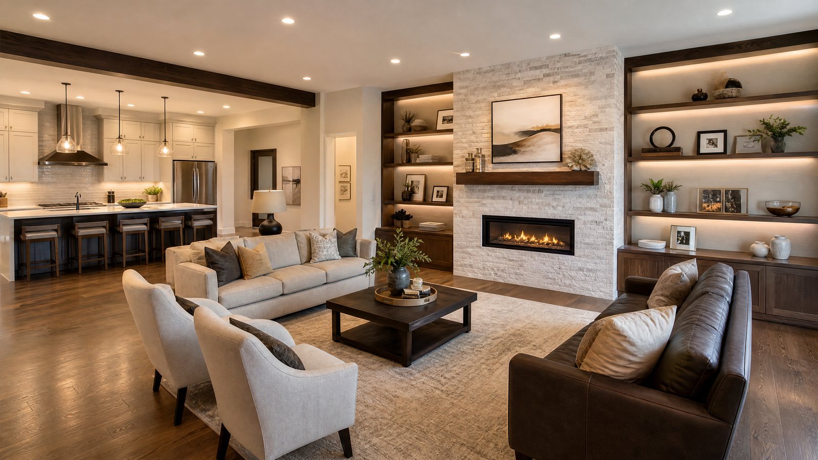 Living room remodeling project